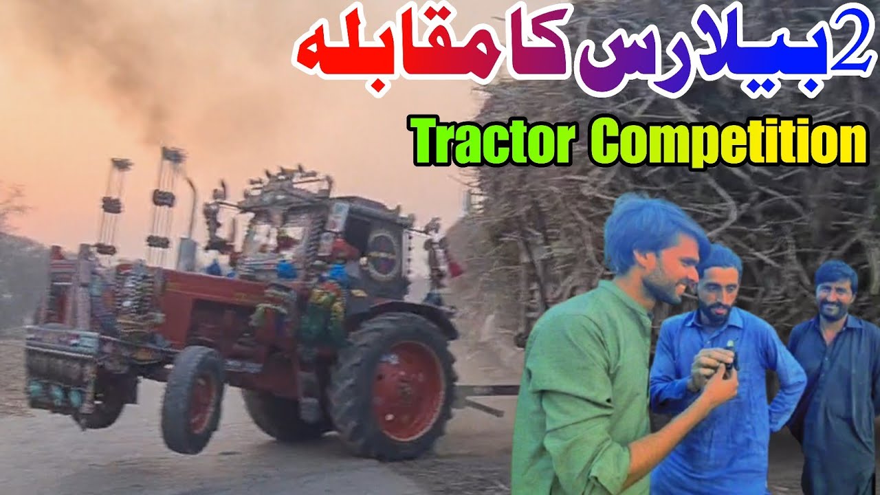 Belarus Tractor 510 Performance Double Rehrwo Trailer 1800 Man Sugarcane Lod Trailer- Green Tractor