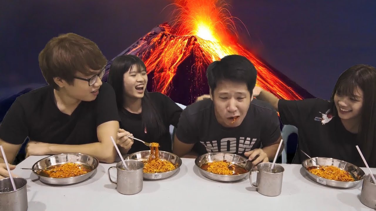 韩国x2辣面4选1游戏! KOREAN X2 SPICY NOODLE GAME