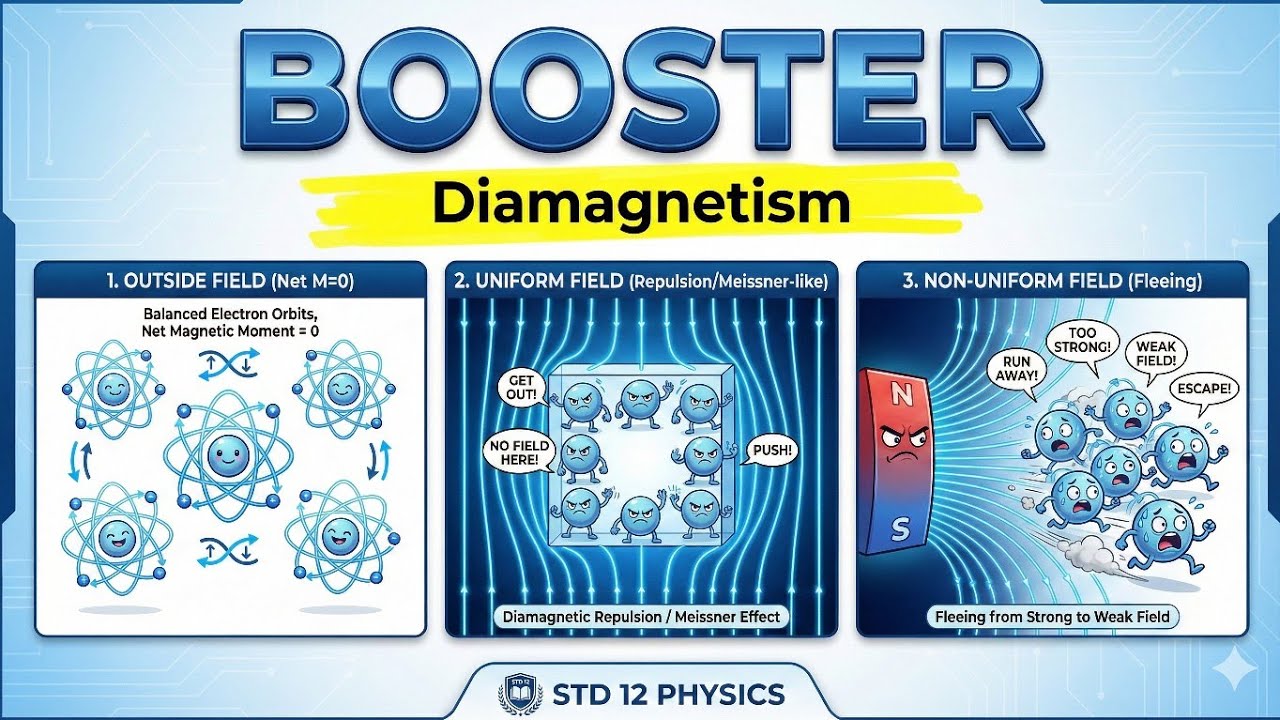 STD 12 CH 5 BOOSTER 6 DIAMAGNETISAM