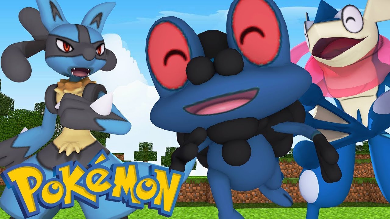 WHO'S YOUR FAMILY? LUCARIO E GRENINJA TIVERAM UM FILHO NO MINECRAFT ( Pixelmon )