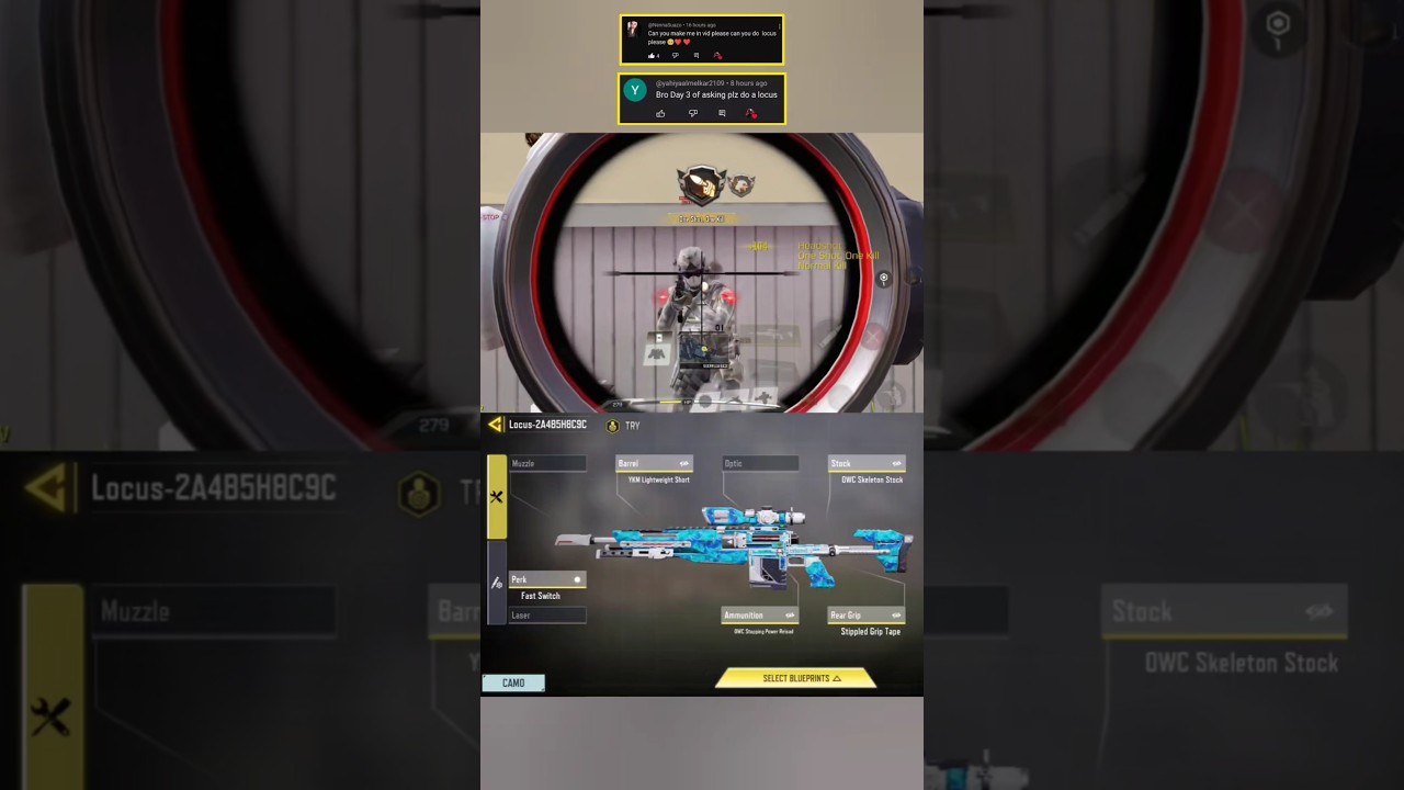 Best Locus Build for 1v1 (Locus-2A4B5H8C9C) - COD Mobile 2025