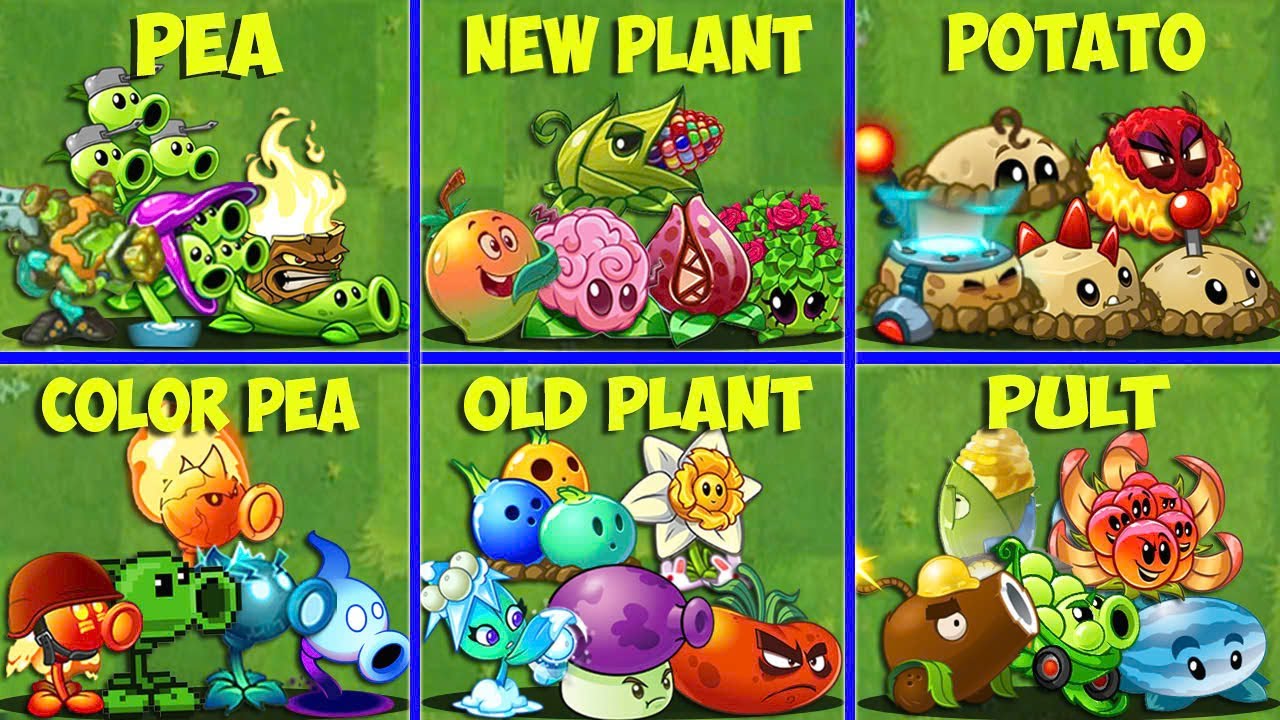 Random 6 Team Plants Vs 6 Team Zombies - Who Will Win? - PVz 2 Battlez