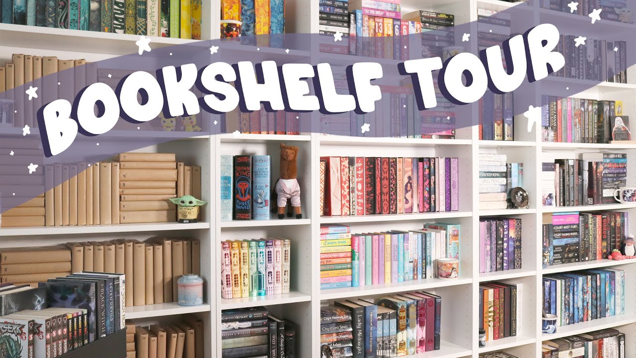 Bookshelf tour 2024 🤍 (750+ books!)