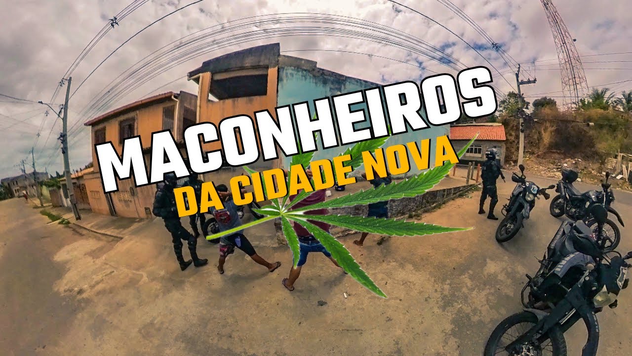 Getam em ação no bairro Cidade Nova em Aracaju, os cavaleiros de aço abordando maconheiro