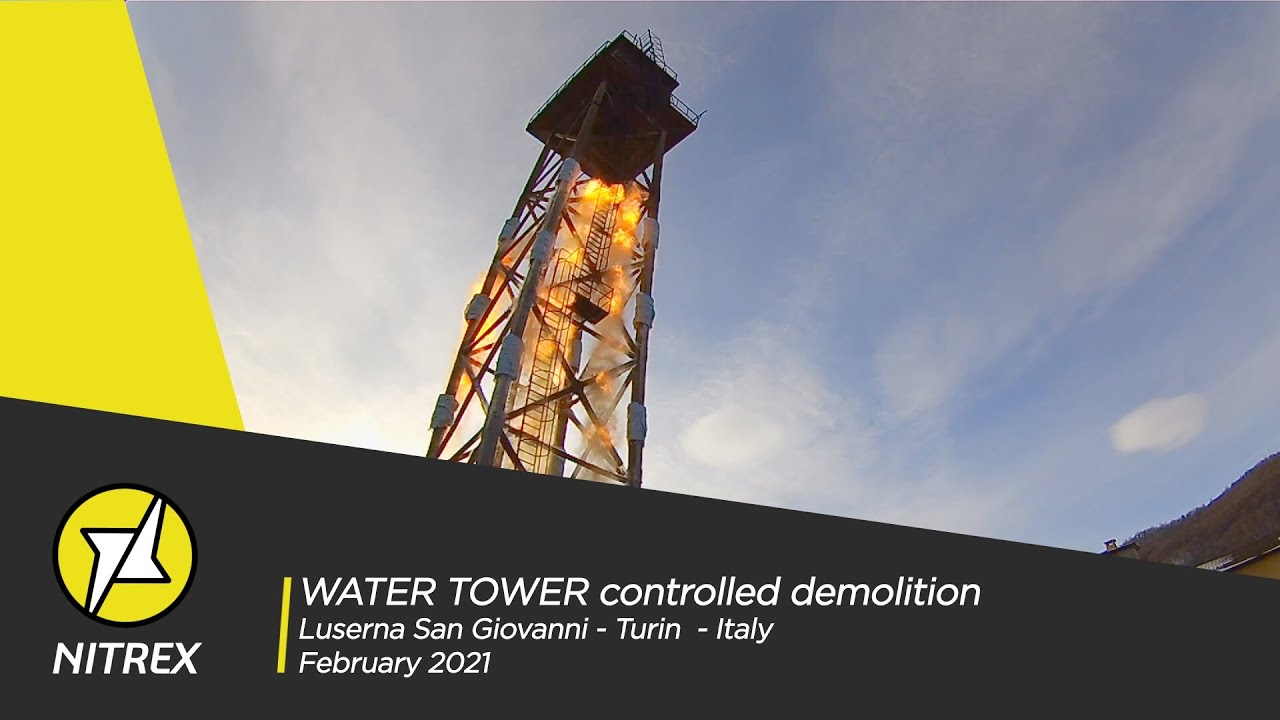 97 - NITREX - LUSERNA water tower demolition