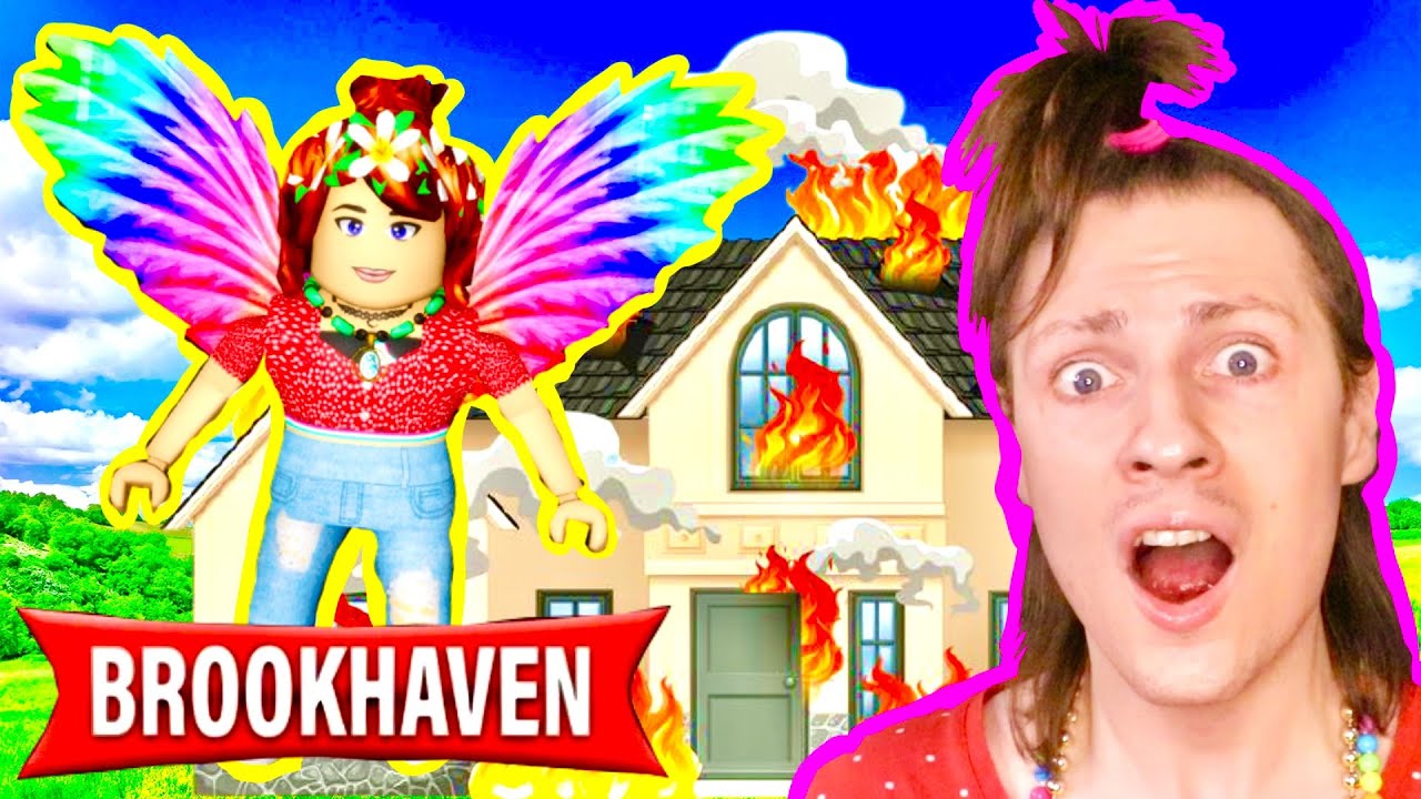 ROBLOX BROOKHAVEN #2 : AU SECOURS MA GRANDE MAISON EST EN FEU ! Gaming Roblox Nadège Candle