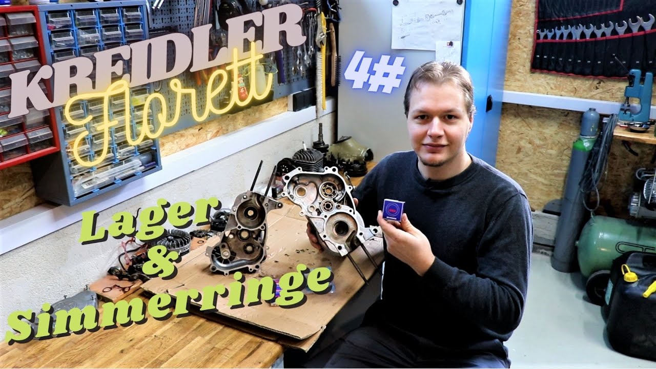 Kreidler Florett Motor neue Lager und Simmeringe #4 | Restauration & Technik