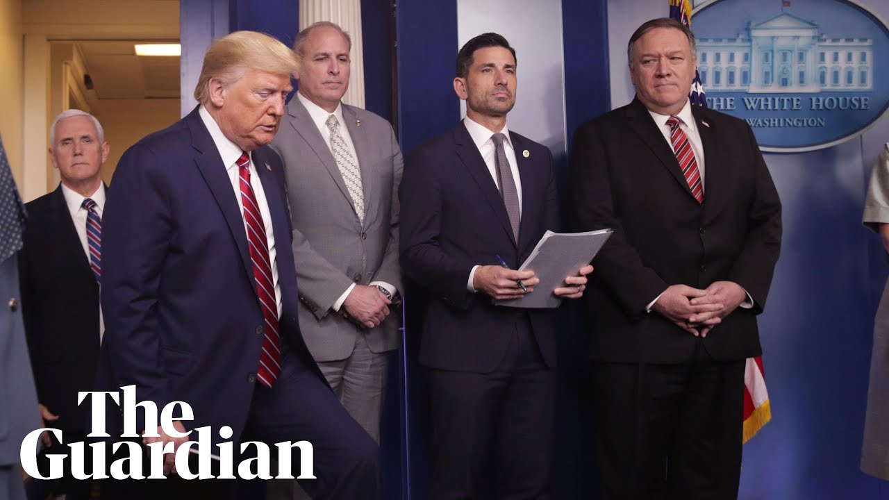 Coronavirus: Trump delivers daily briefing with US task force &ndash; watch live