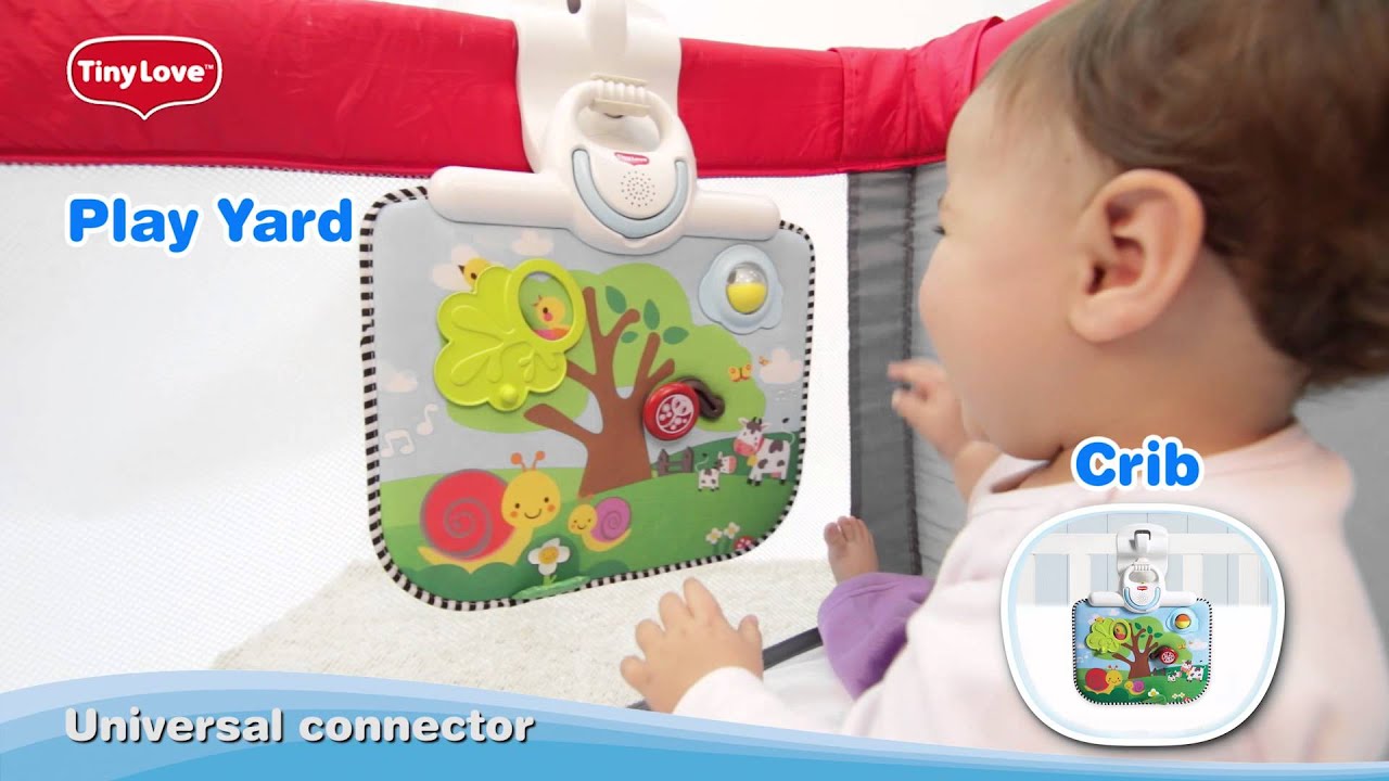 Tiny Love Double Sided Crib Toy / leget&oslash;j hos BabySam