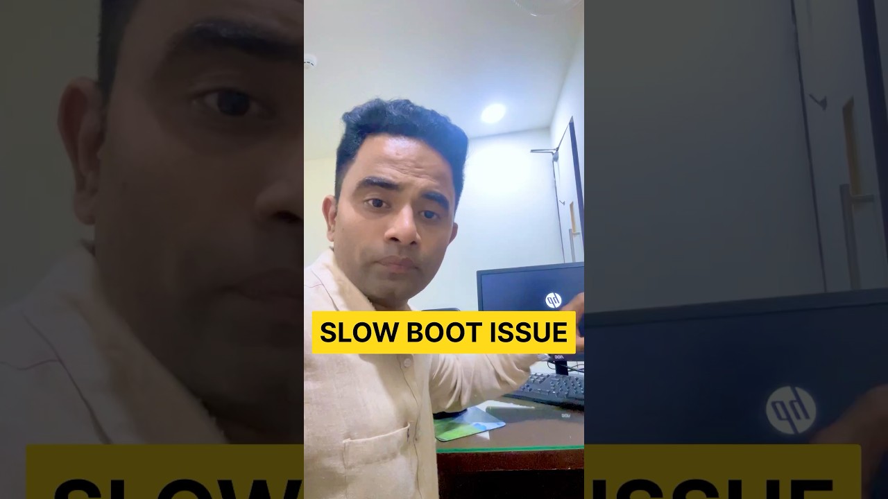 How to fix slow boot issue on windowsPC! #pctipsandtricks #windows #shorts