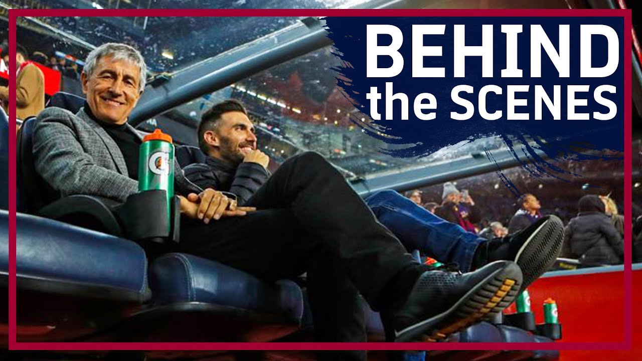 TUNNEL & COACH CAM | Quique Setién's winning debut (Unseen footage!)