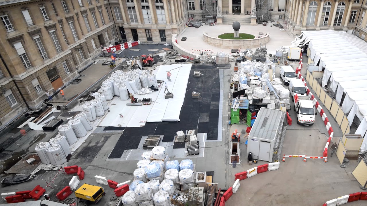 Paris (75) | Rénovation de la cour d'honneur du Palais-Bourbon – Assemblée Nationale