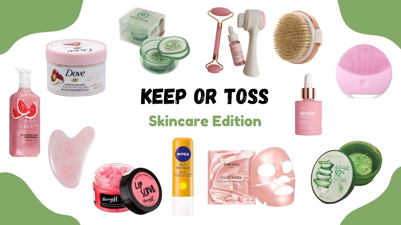 KEEP or TOSS! [Skincare Edition] 🌸✨🤍