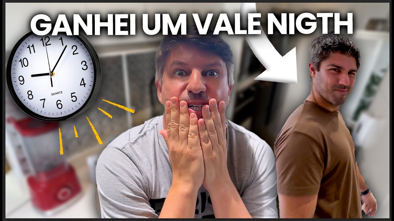 GANHEI UM VALE NIGHT… E OLHA O QUE EU FIZ QUANDO FIQUEI SOZINHO EM CASA! 😱