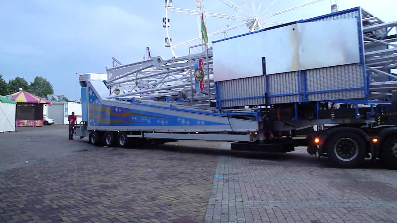 Aankomst Mission Space TT kermis Assen 2011 part 2