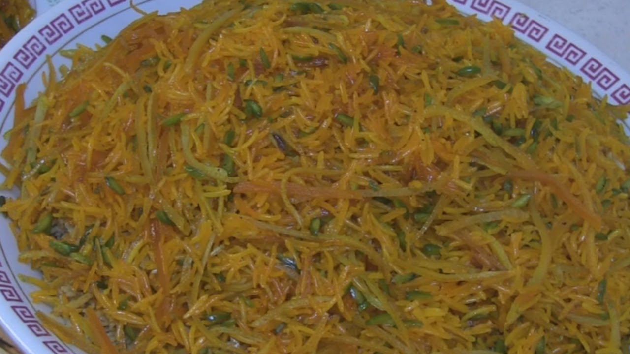Zarda Pulao - Afghan Naranj rice pulao