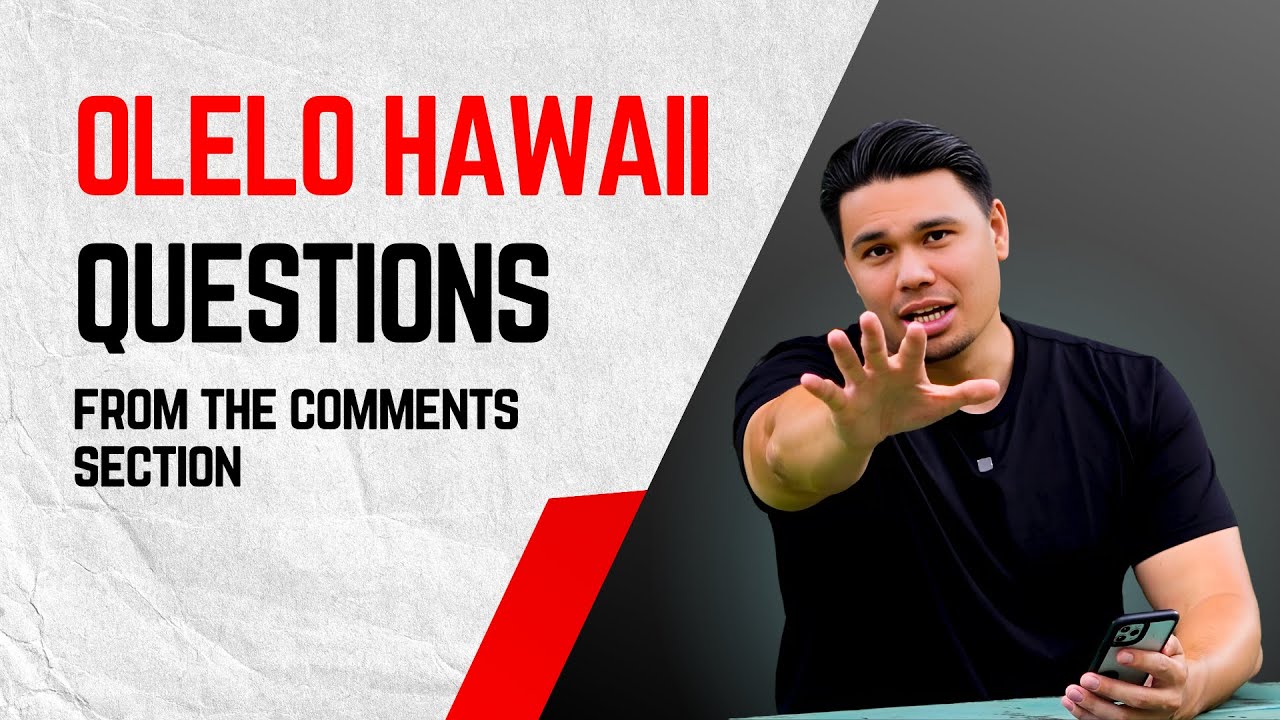 Answering Your Olelo Hawaii Questions