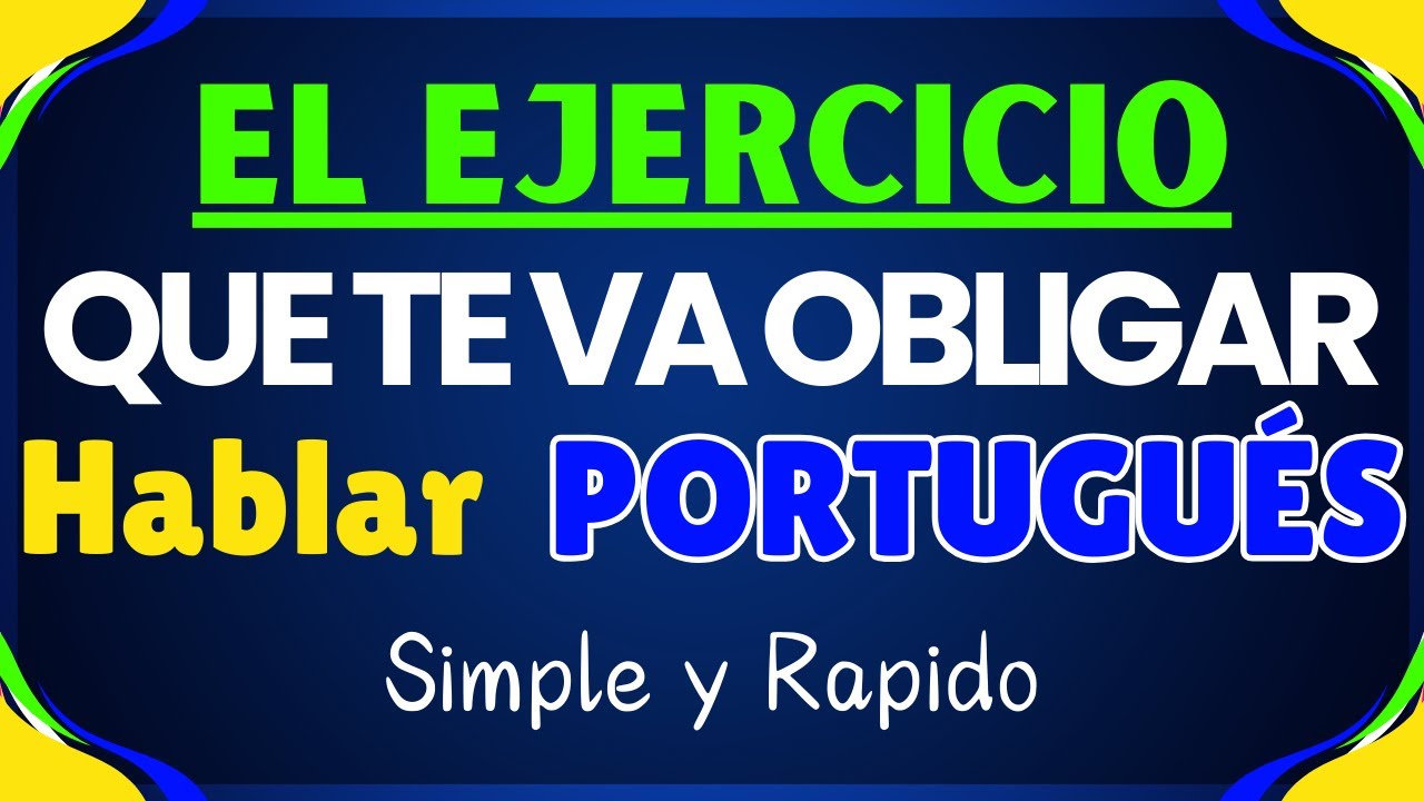 Aprende Portugués y Español Hablado Rápido | Práctica de Conversación Real para Hablar con Fluidez