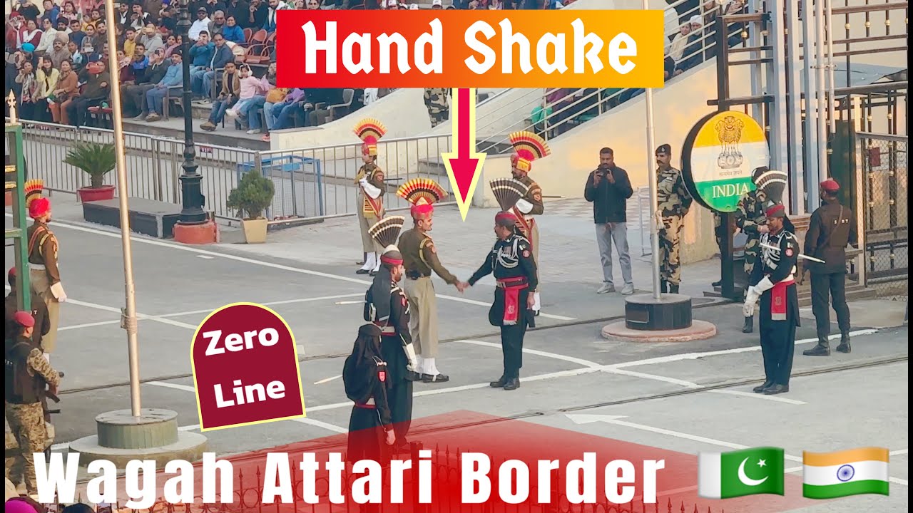 Wagah Attari Border || Latest & Complete Flag Down Ceremony 2025