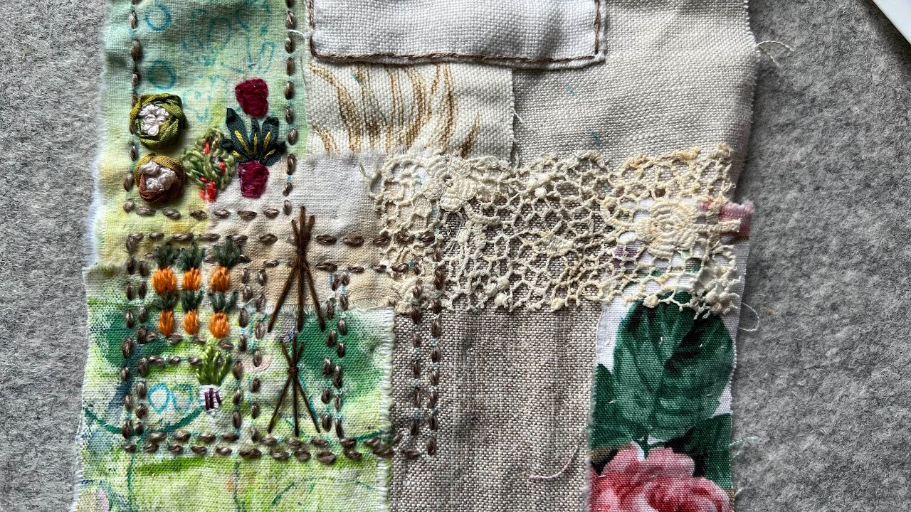 #roxysjournalofstitchery | Vol 3 Ep 14  | working on my veggie patch