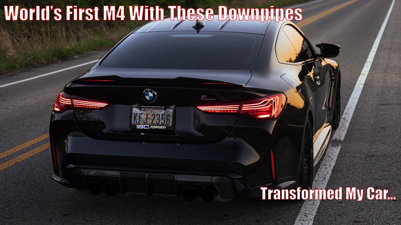 INSTALLING DOWNPIPES ON MY BMW M4 COMPETITION…
