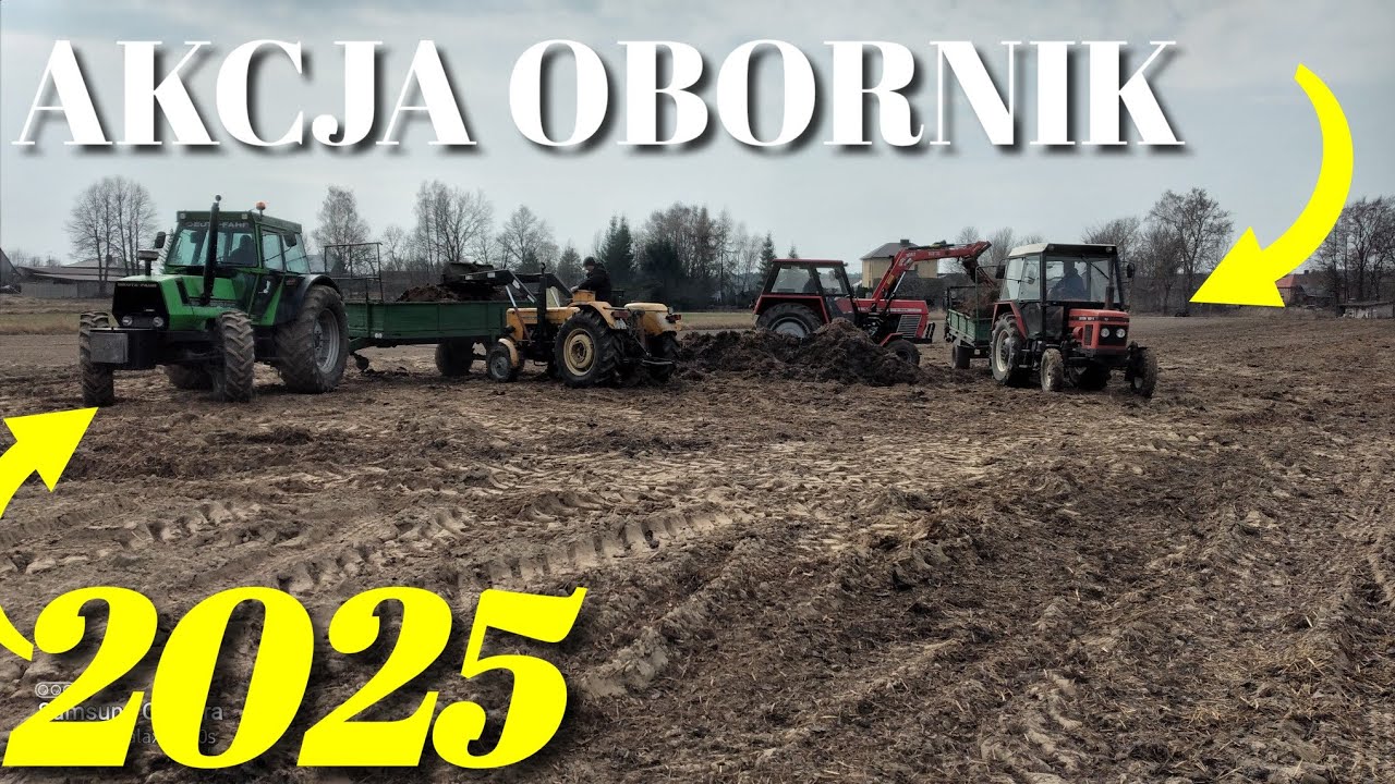 AKCJA OBORNIK NA 4 CIĄGNIKI!?😍 ZAPOWIETRZONA 60tka?😱 MOKRO NA POLU🤔TAKICH ZESTAW NIE BYŁO JESZCZE😎