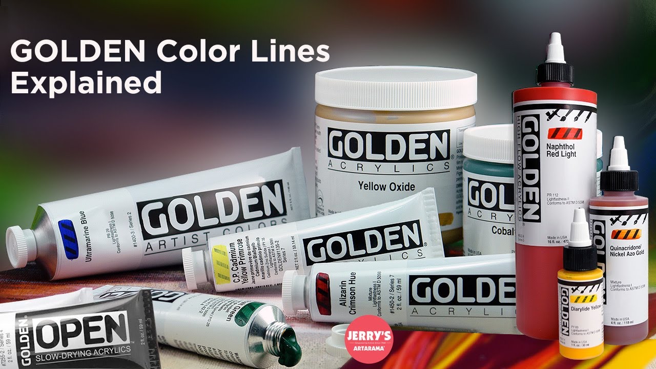 Learn about GOLDEN Acrylic Color Lines