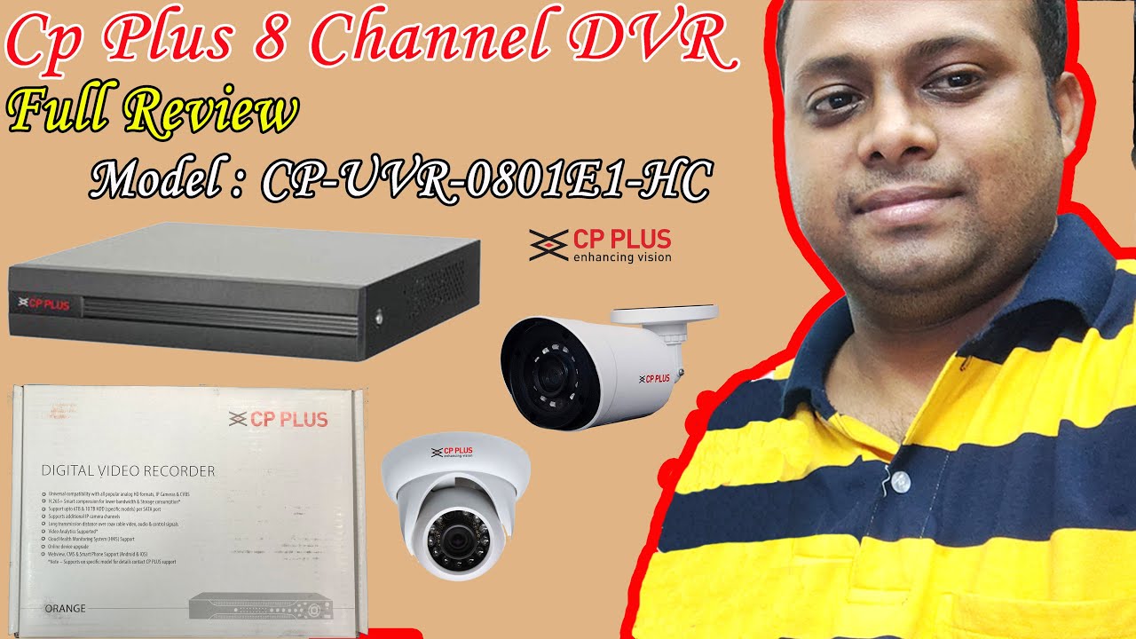 CCTV Cp Plus 8 Channel DVR I Cp Plus 4 Channel HD/4K DVR Review I