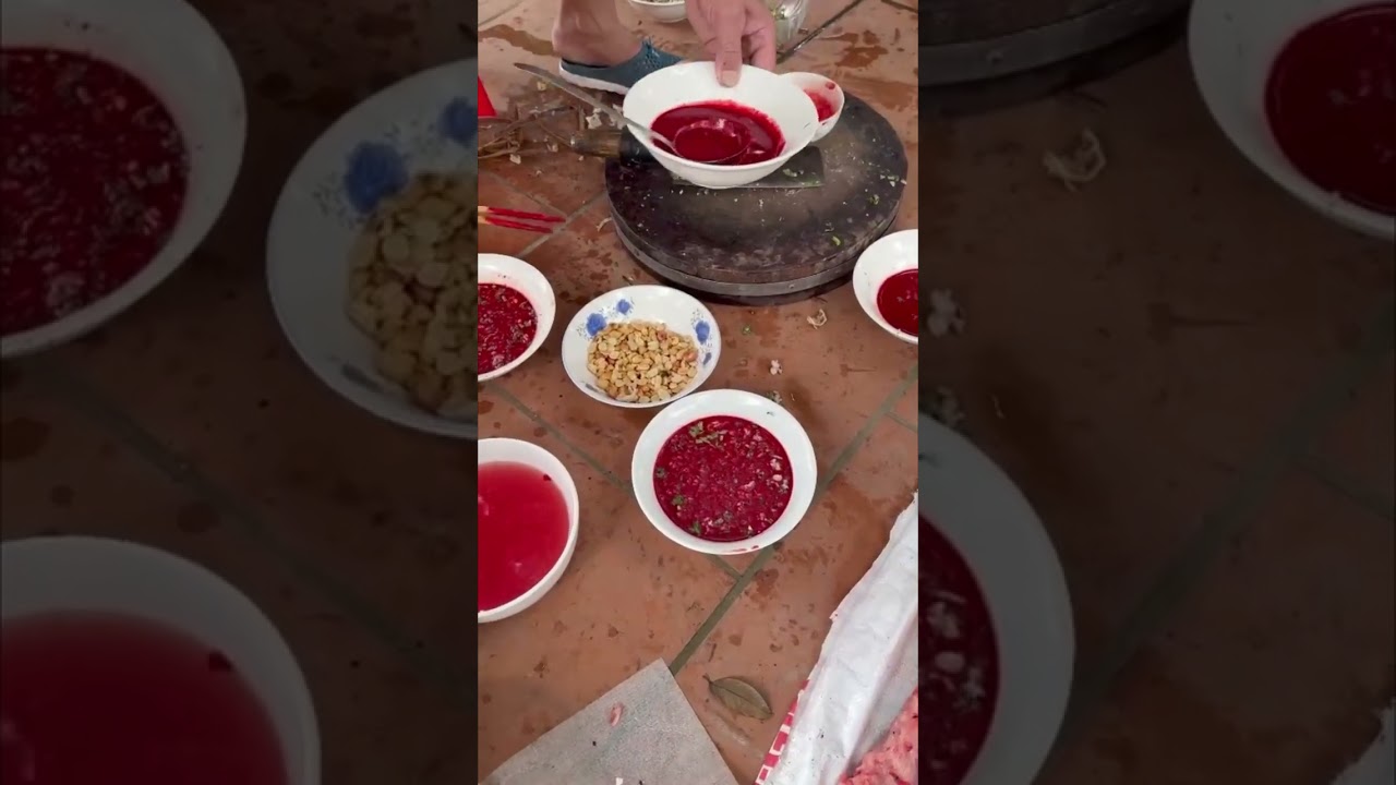 🥢 TIẾT CANH LỢN – MÓN “ĐẶC SẢN” TRONG NGÀY ĐỤNG LỢN 🐷2026