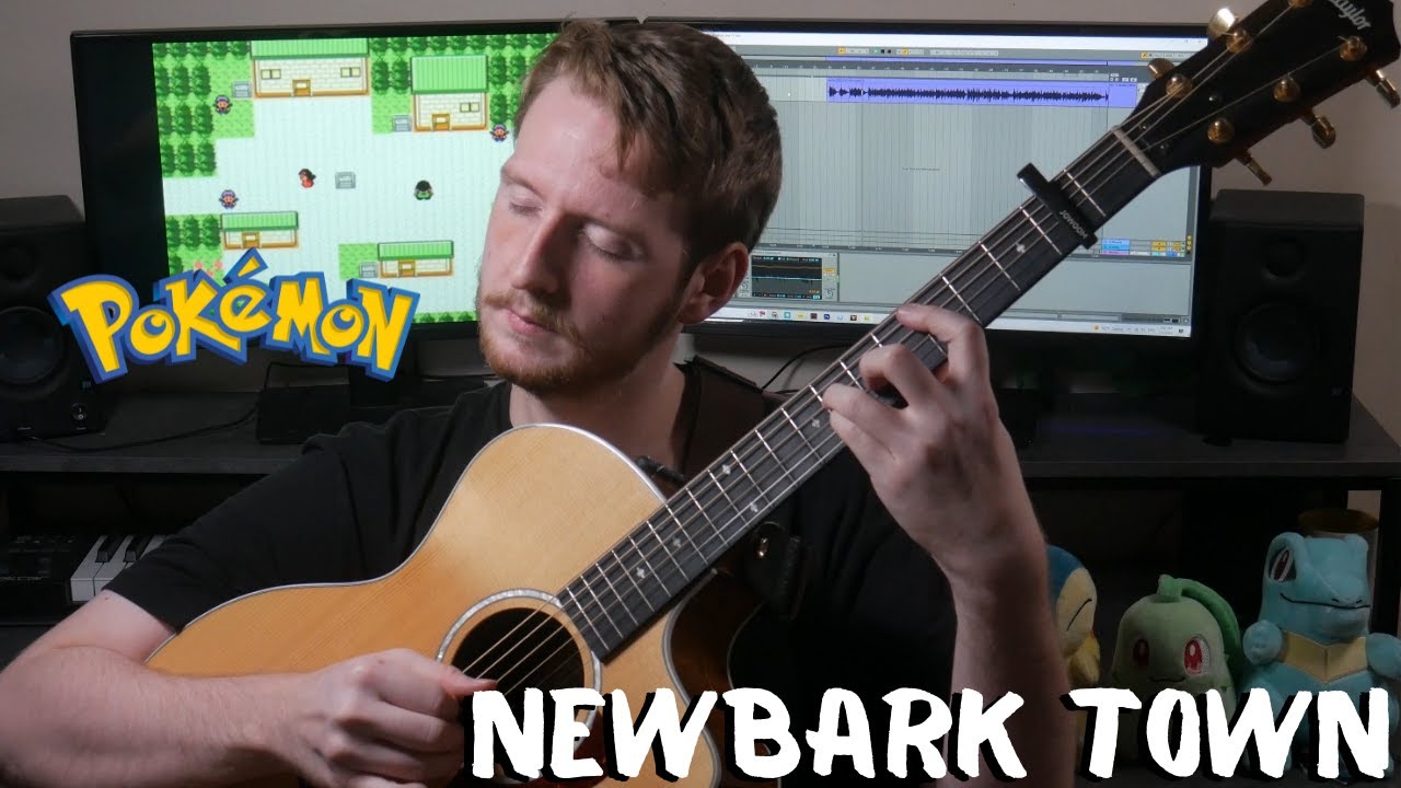 Newbark Town - Pokemon Gold/Silver/Crystal | Solo/Fingerstyle Guitar Cover