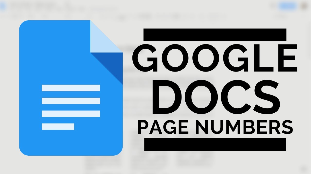 Google Docs - Control Page Numbering by Sections
