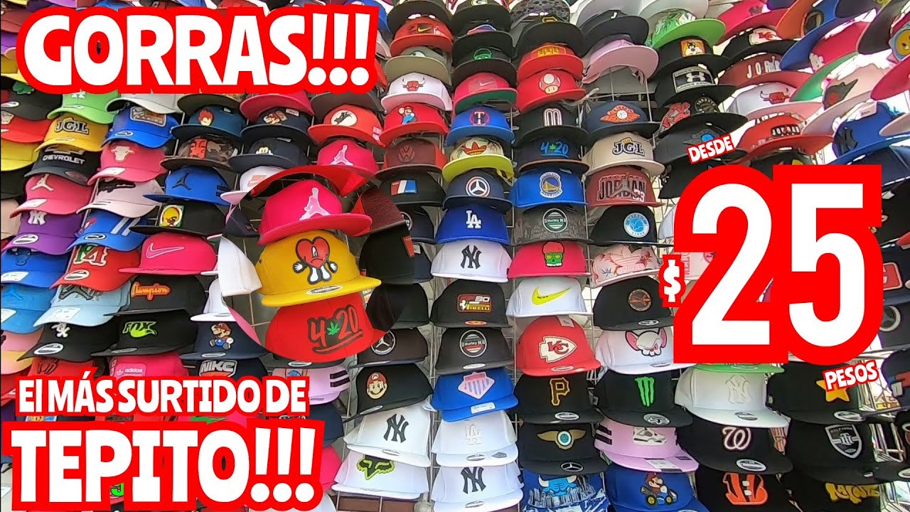 VAMOS CON EL PROVEEDOR DE GORRAS MÁS SURTIDO DE TEPITO DESDE $25 PESOS PLANA BEISBOLERA GOORIN BROS!