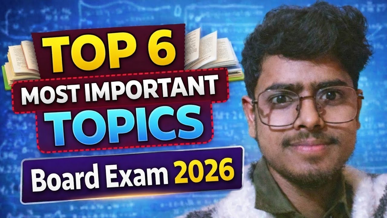 Class 10 Science Top 6 Important Topics 2026 🔥 | Board Exam | NCERT Based