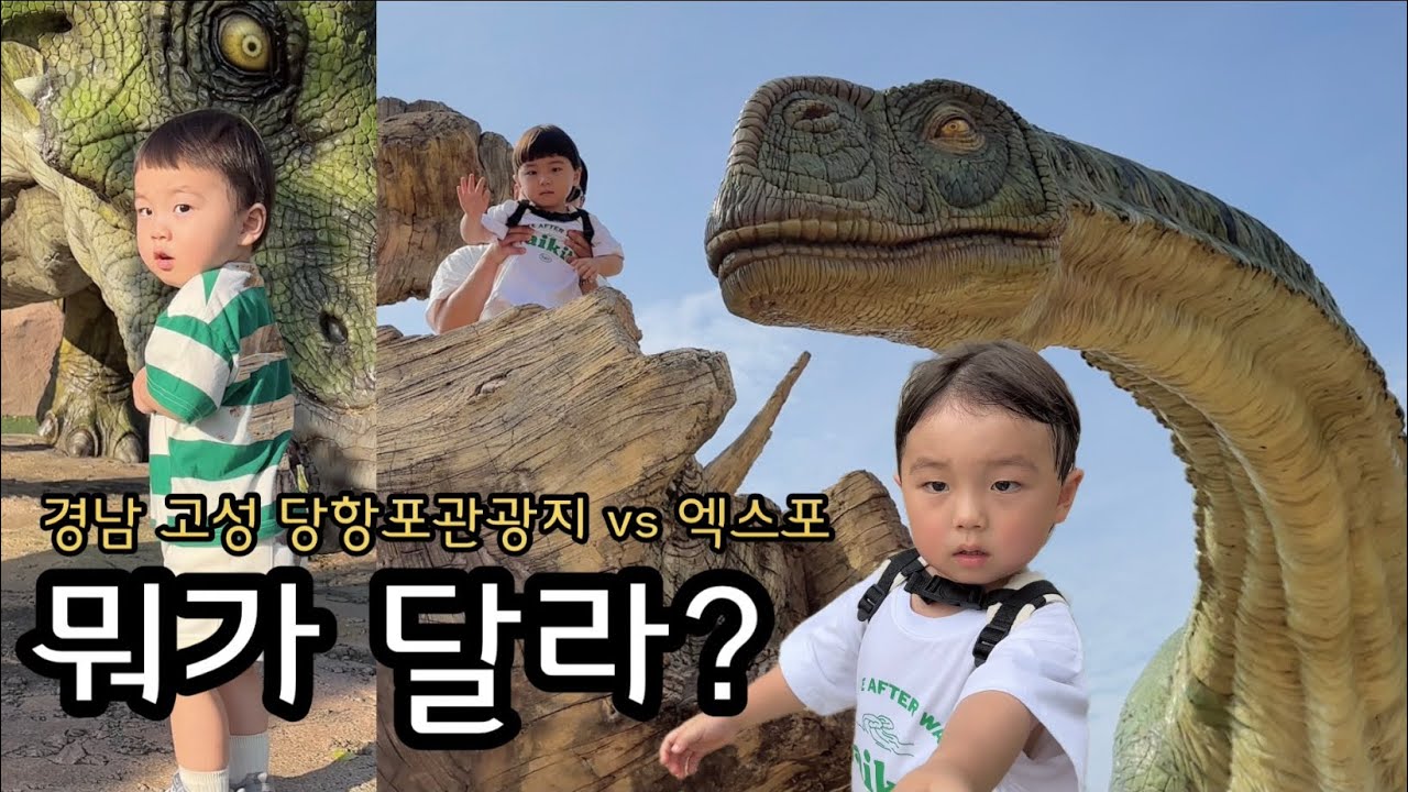 고성 당항포관광지 vs 공룡엑스포 비교 🦕 공룡러버들 모여라 🦖 | 여행vlog (Eng)