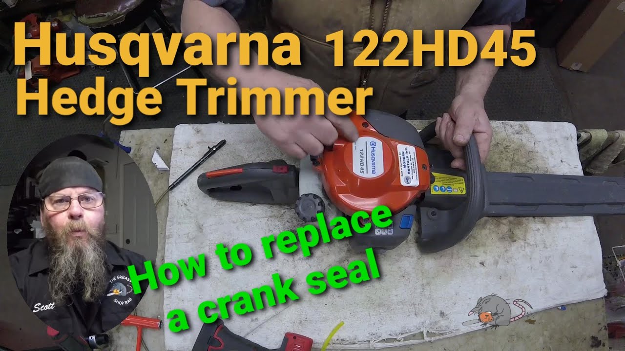 Husqvarna 122HD45 Crank Seal Replacement