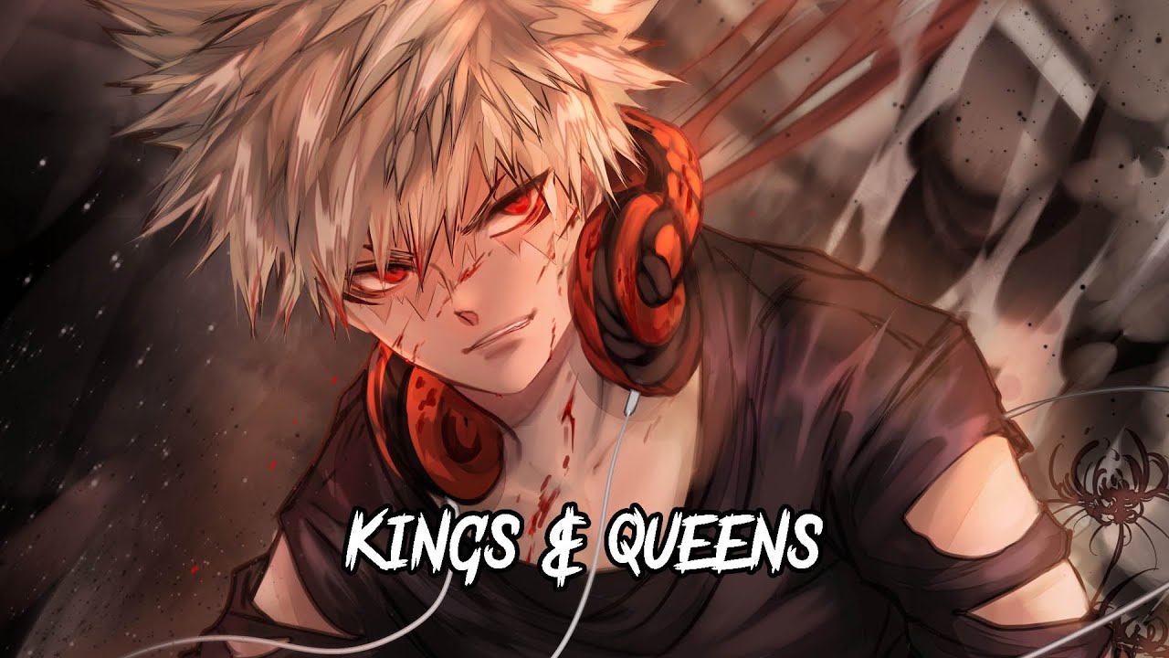 「Nightcore」 ↬ Ava Max - Kings & Queens (Deeper/Male Version) (Lyrics)