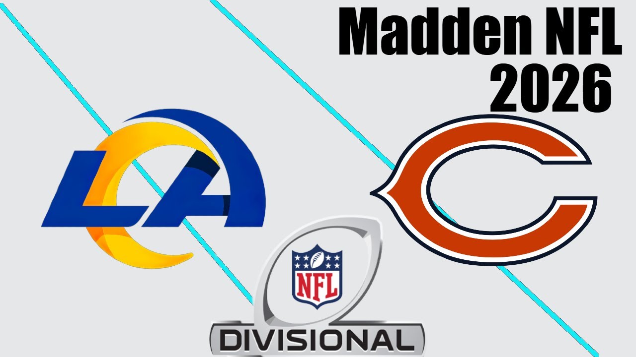Madden NFL 26 - Rams vs Bears Divisional Round Prediction Simulation