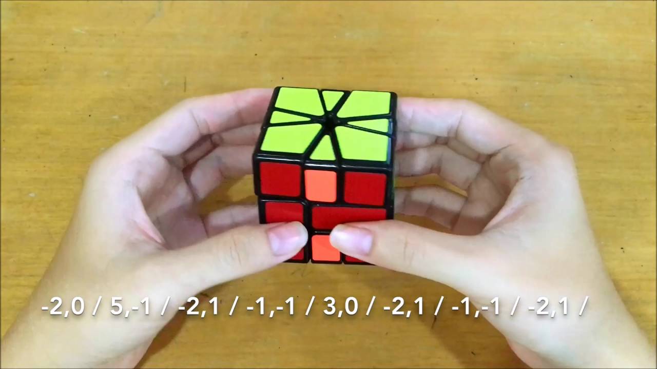 Square-1: My algs and finger trick (non-parity EP)