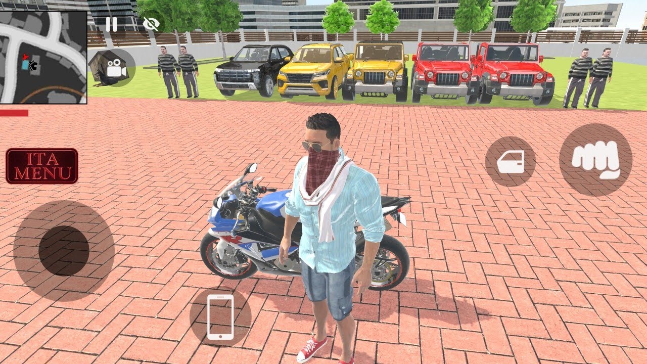 Franklin order by 3️⃣ Thar 🚘 and 1️⃣ Fortuner 💥 in Indian 🇮🇳 bike Theft Auto Simulator 🎮
