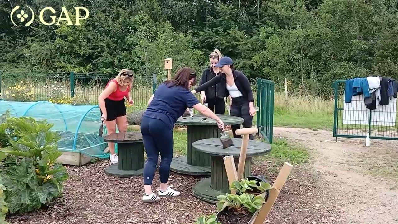 AstraZeneca volunteers in the GLAS @ TU Dublin community garden