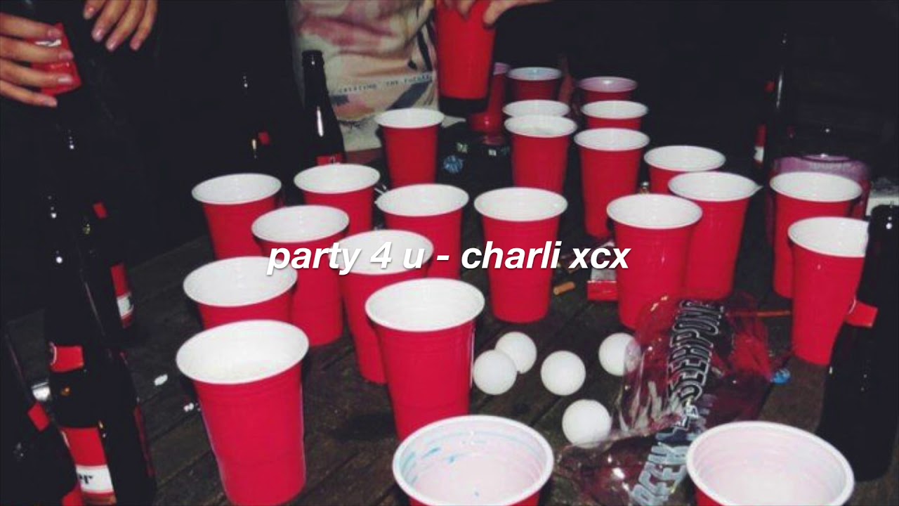 party 4 u but you're in a bathroom at a party