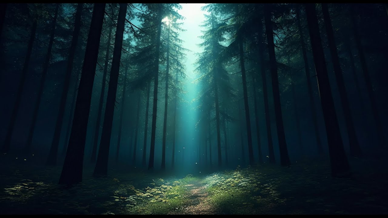 Bosque Nocturno Susurrante: 6 Horas de Viento Suave para Dormir, Estudiar o Meditar (4K)