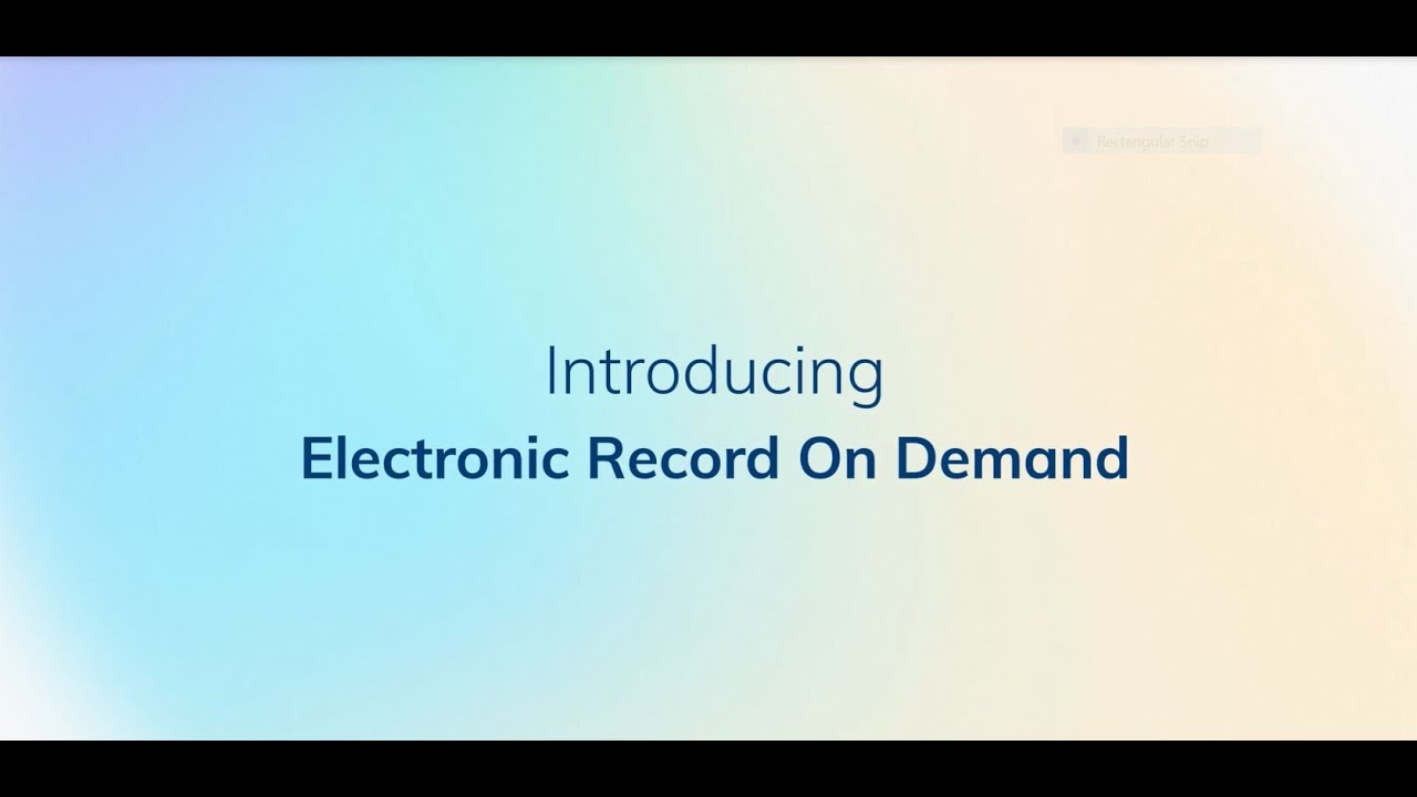 Electronic Record On Demand: Secure and Rapid Record Retrieval [Powered by Inovalon ONE®]