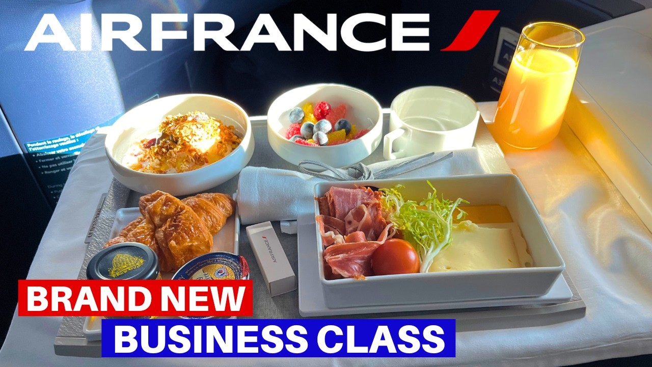 AIR FRANCE Brand New Airbus A350-900 (Business Class) | Los Angeles - Paris | Flight Review