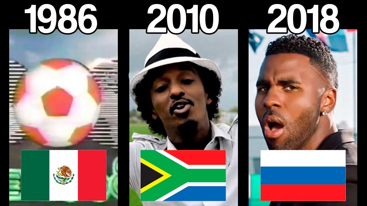 evolución de canciones en mundiales - parte 2