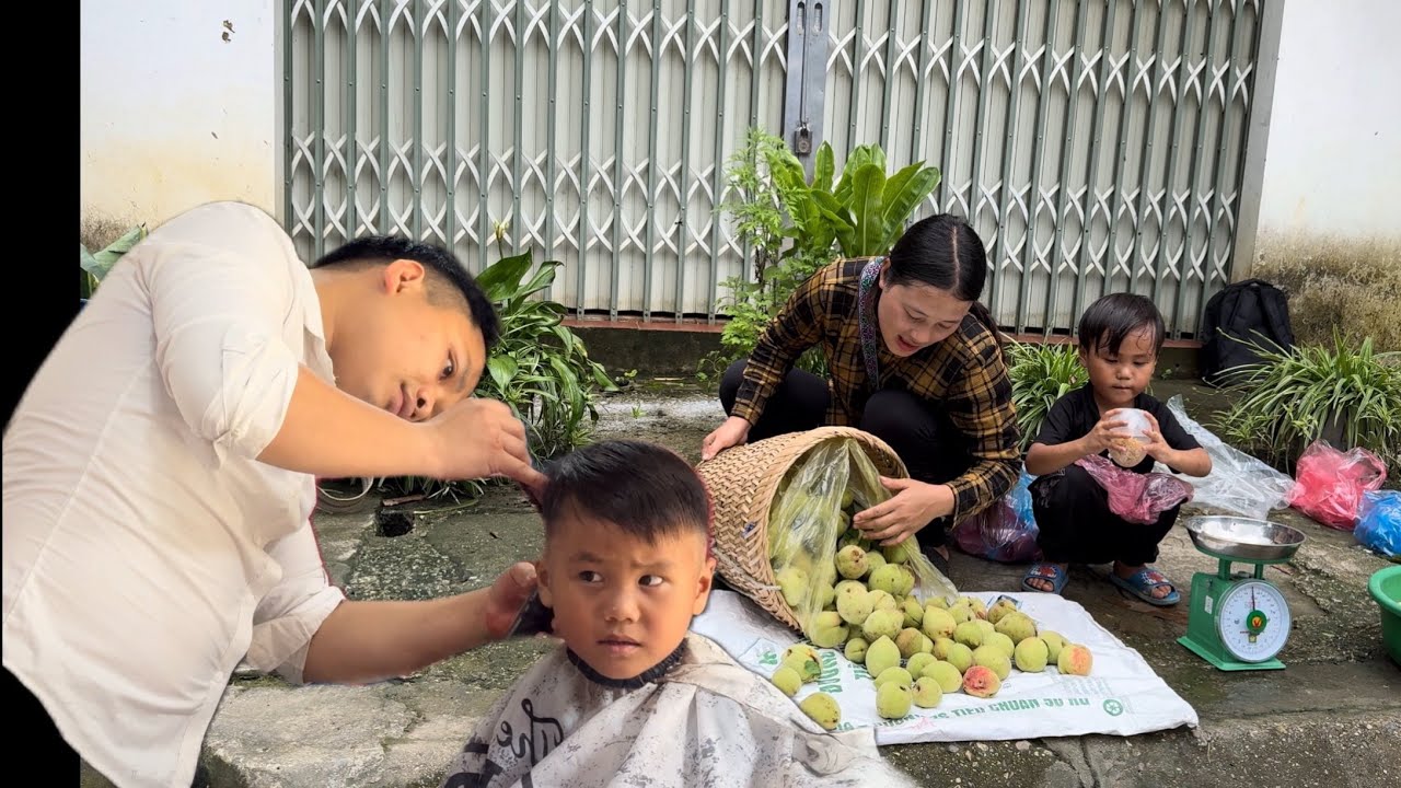 Single Mom: Starting a New Life, Harvesting Fruit! and What Her Son Gets from Her