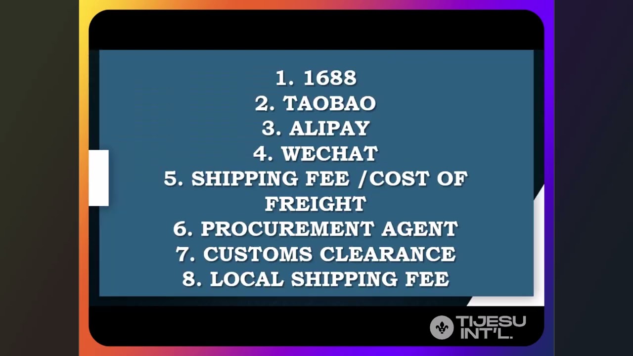 A-Z of Importation from China Summarized || Coach Adeyinka Adeniyi
