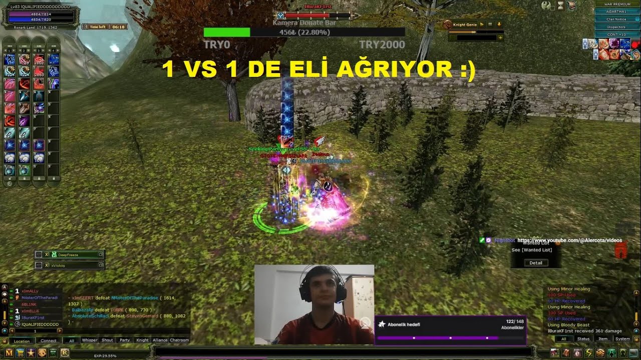 Agartha Kralı Asas Vs Atıyor | Musluklar Açılınca +9 +10 lar havada uçuşuyor | Knight Online