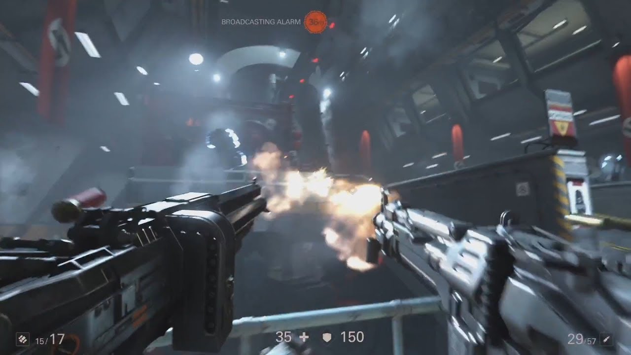 Wolfenstein II: The New Colossus - Zitadelle Boss Battle Gameplay (1080p 60fps)