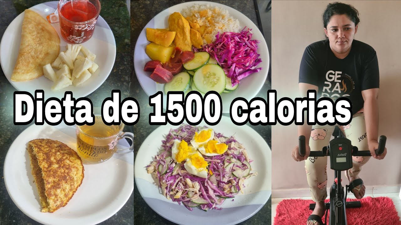 DIARIO DA DIETA DE 1500 CALORIAS 